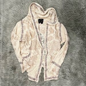 EUC Johnny Was Bronwen Cardigan Hoodie